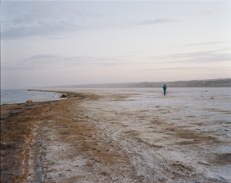 Former sea base of the Aral sea